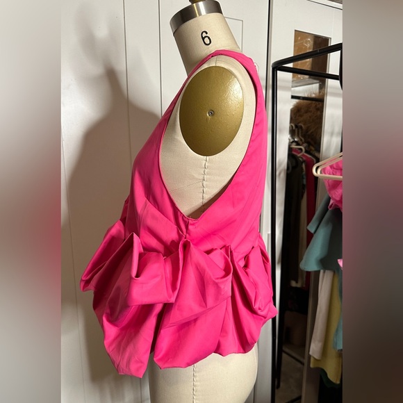 Pink Ruffled Women's Top - Picture 2 of 4